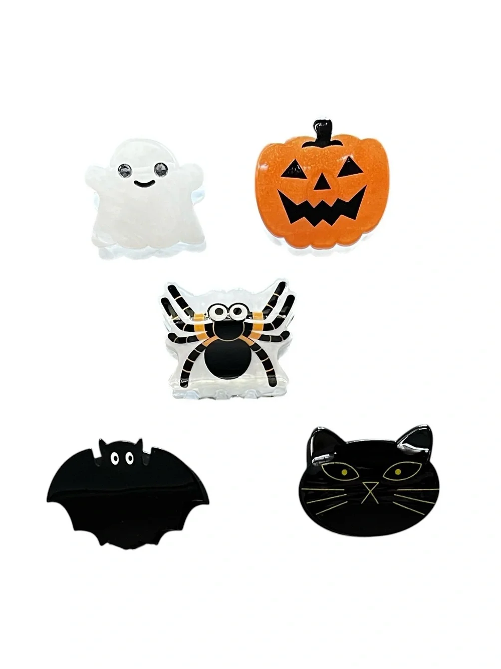 Black & Gold Cat Kitten Kitty Face Halloween 1.75